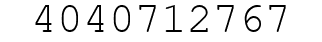 Number 4040712767.