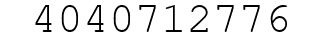Number 4040712776.