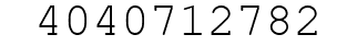 Number 4040712782.