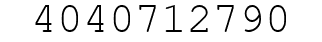 Number 4040712790.