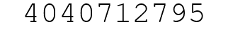 Number 4040712795.