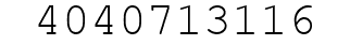 Number 4040713116.