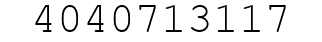 Number 4040713117.