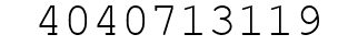 Number 4040713119.