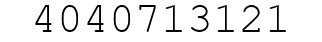 Number 4040713121.