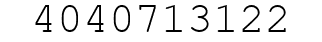 Number 4040713122.