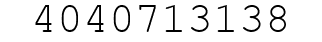 Number 4040713138.