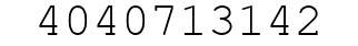 Number 4040713142.