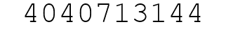 Number 4040713144.