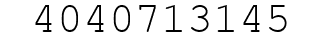 Number 4040713145.