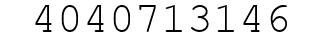Number 4040713146.