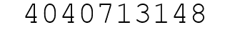 Number 4040713148.