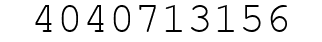 Number 4040713156.