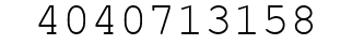 Number 4040713158.