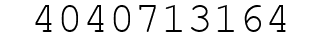 Number 4040713164.