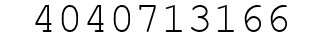 Number 4040713166.