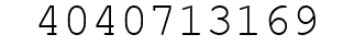 Number 4040713169.