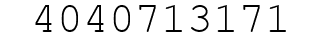 Number 4040713171.