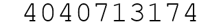 Number 4040713174.