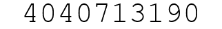 Number 4040713190.