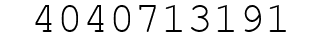 Number 4040713191.