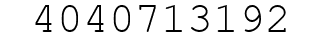 Number 4040713192.