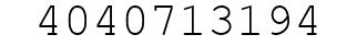 Number 4040713194.