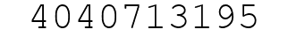 Number 4040713195.