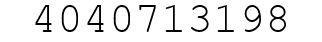 Number 4040713198.