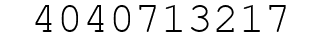 Number 4040713217.