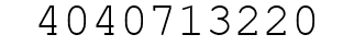 Number 4040713220.
