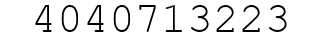 Number 4040713223.