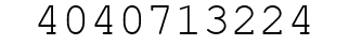 Number 4040713224.