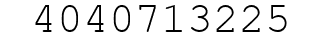Number 4040713225.