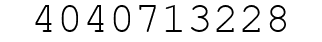 Number 4040713228.