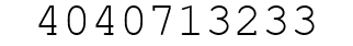 Number 4040713233.