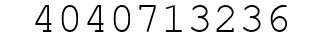 Number 4040713236.