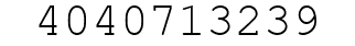 Number 4040713239.