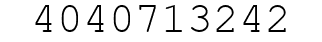 Number 4040713242.