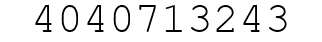 Number 4040713243.