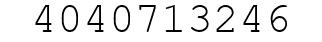 Number 4040713246.