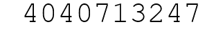 Number 4040713247.