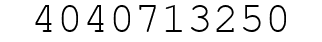 Number 4040713250.