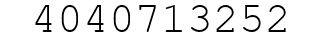 Number 4040713252.