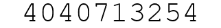 Number 4040713254.