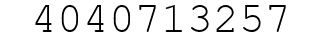 Number 4040713257.