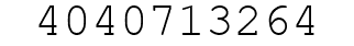 Number 4040713264.