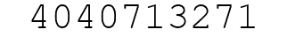 Number 4040713271.