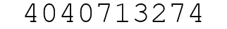Number 4040713274.