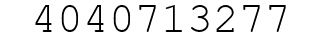 Number 4040713277.